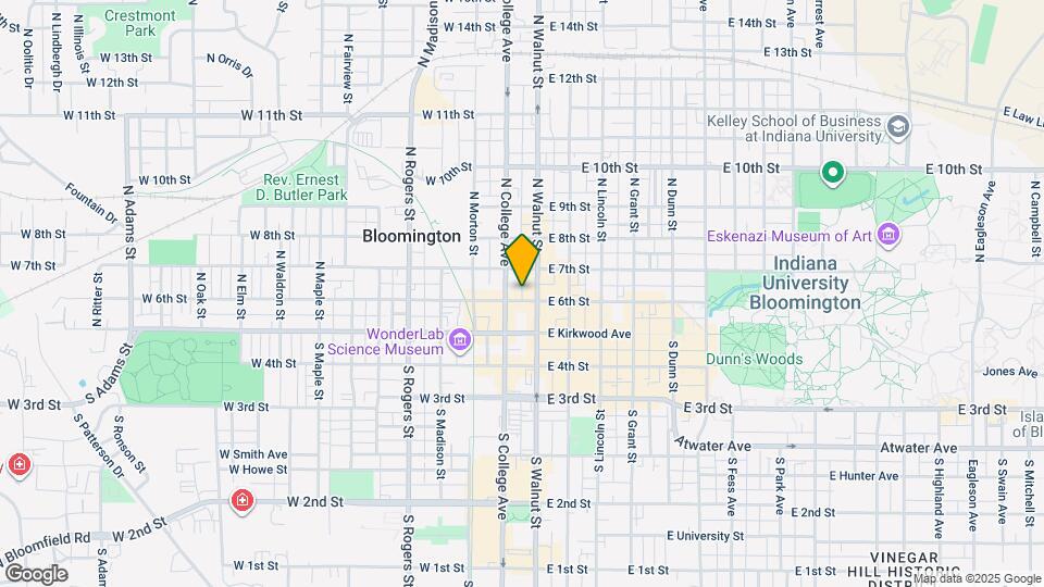 110 W 6th St Map and Location Details