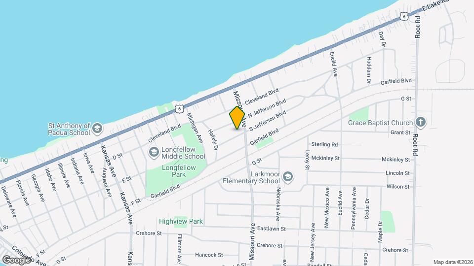 2327 S Jefferson Blvd Mapa y Detalles de la Ubicación
