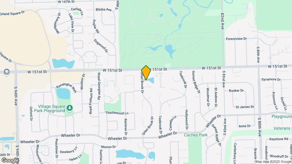15133 S Orlan Brook Dr Map and Location Details