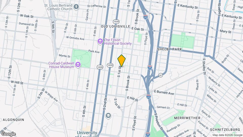 1375 S 1st St Map and Location Details