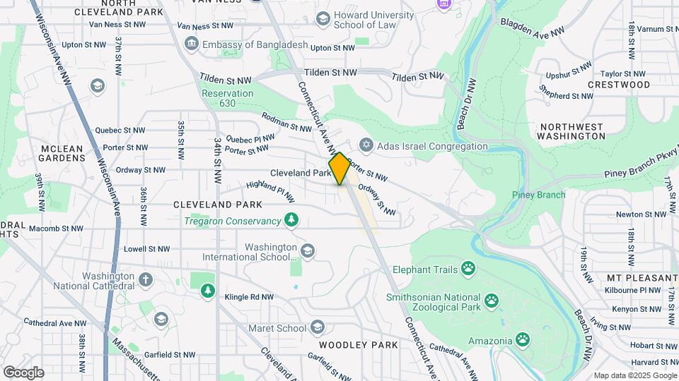 3446 Connecticut Ave NW Map and Location Details