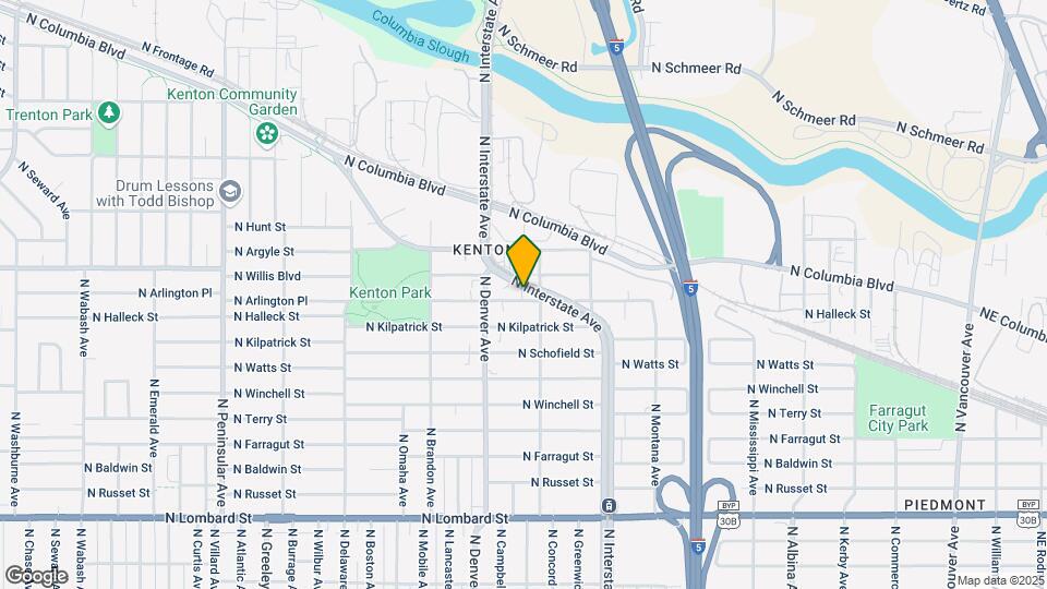 8355 N Interstate Ave Map and Location Details