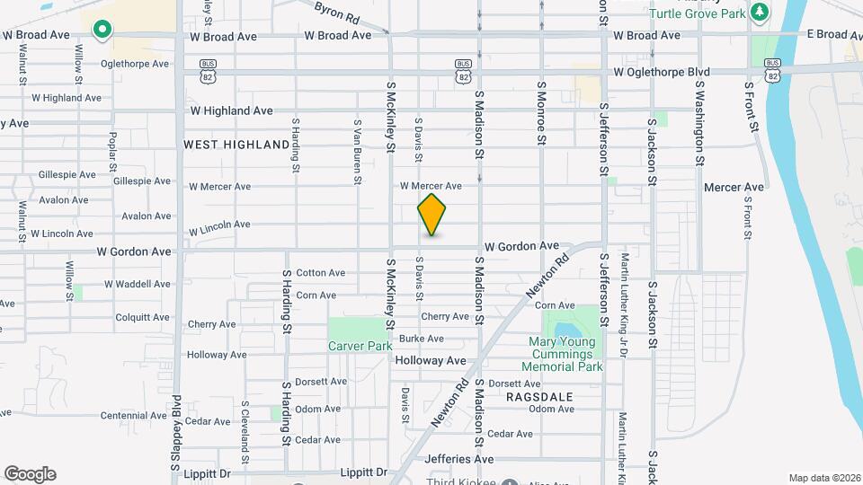 629 W Gordon Ave Map and Location Details