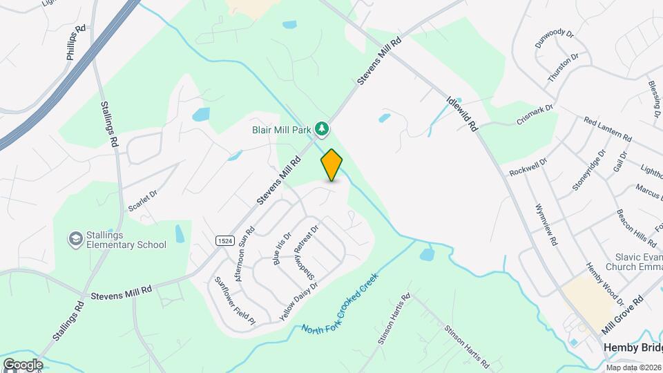 1301 Mountain Laurel Ct Map and Location Details