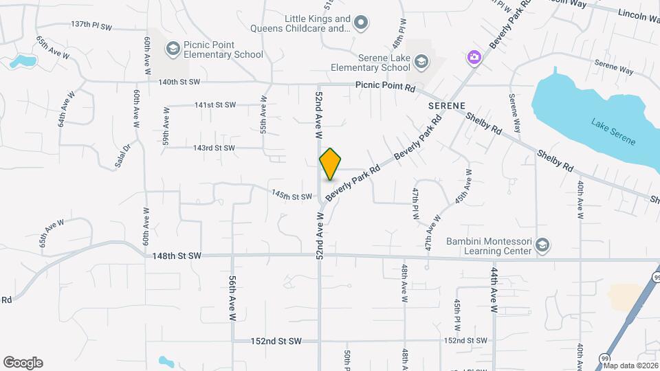 14426 Beverly Park Rd Map and Location Details
