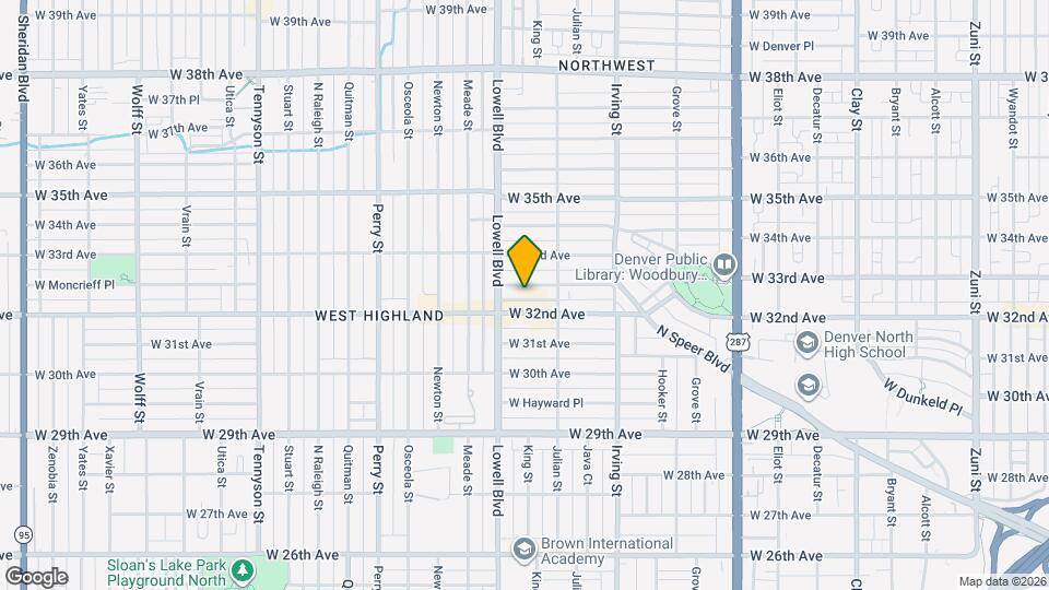 3454 W Moncrieff Pl Map and Location Details