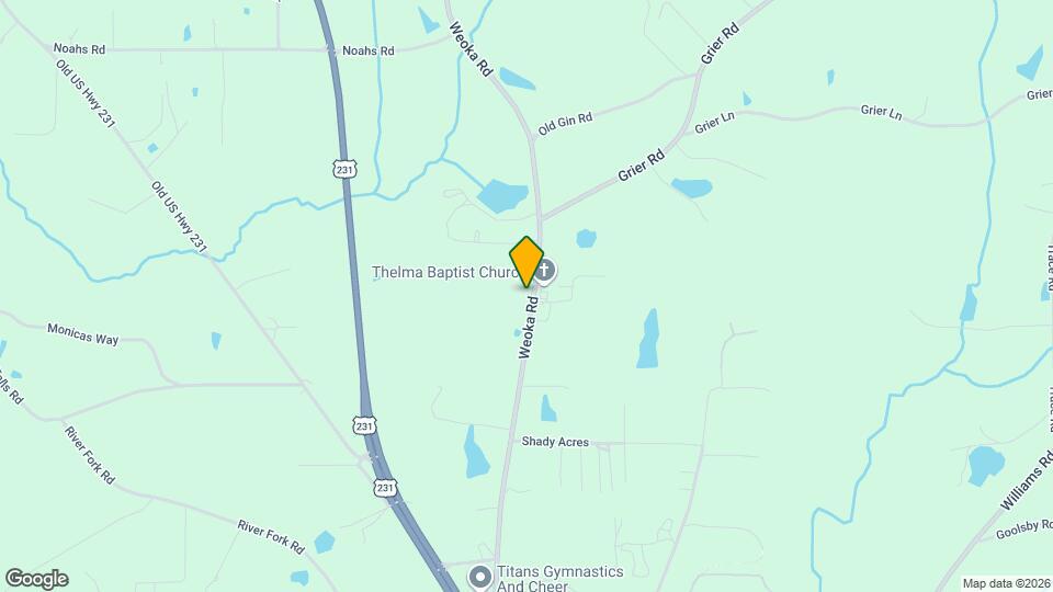 781 Weoka Rd Map and Location Details