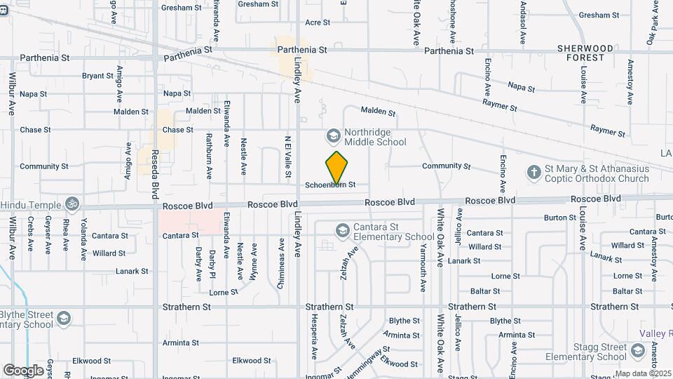 17956 Schoenborn St Map and Location Details