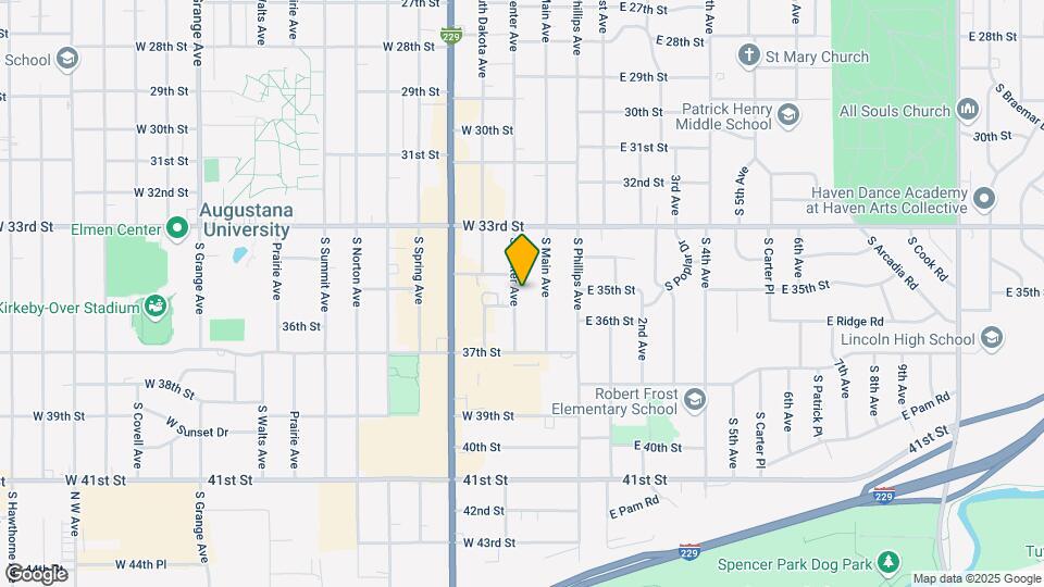 2616 S Center Ave Map and Location Details