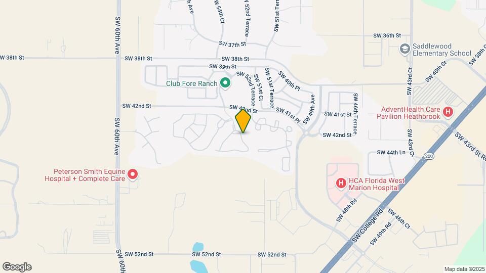 4401 SW 52nd Cir Map and Location Details