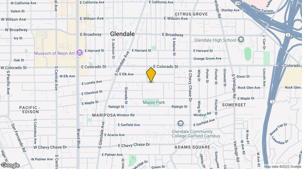 810 E Lomita Ave Mapa y Detalles de la Ubicación