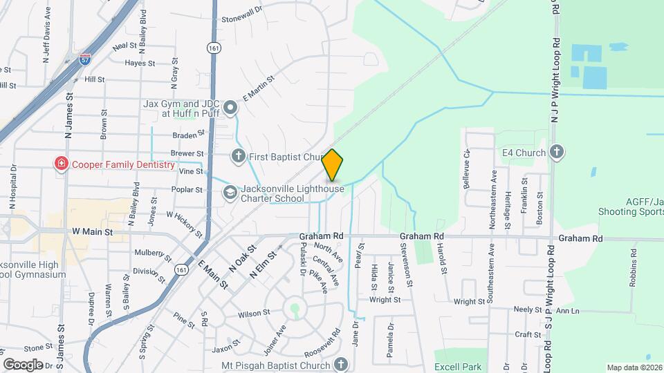 209 Laurel St Map and Location Details