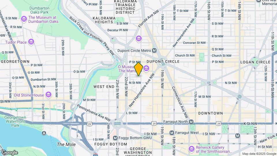 2100 Newport Pl NW Map and Location Details