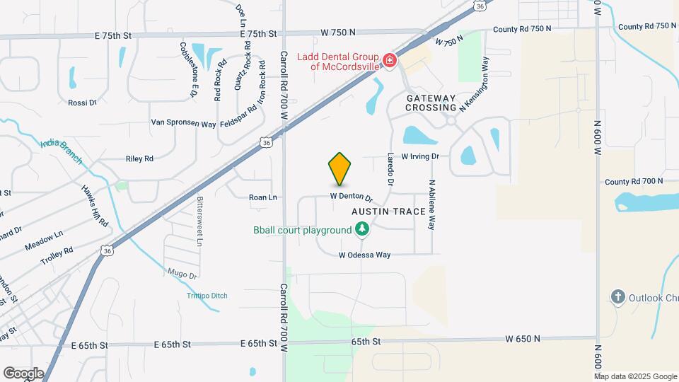 6820 W Denton Dr Map and Location Details