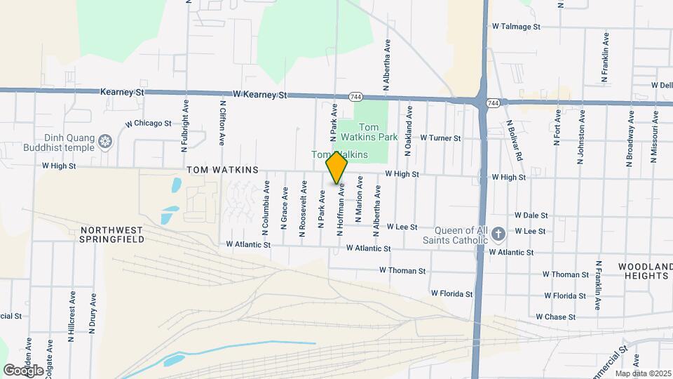 2117 N Hoffman Ave Map and Location Details