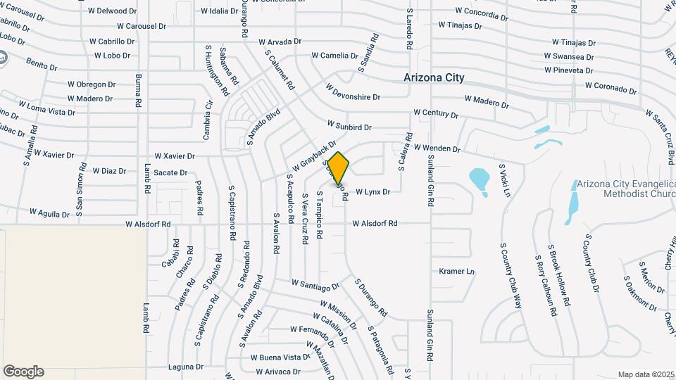 14282 S Durango Rd Map and Location Details