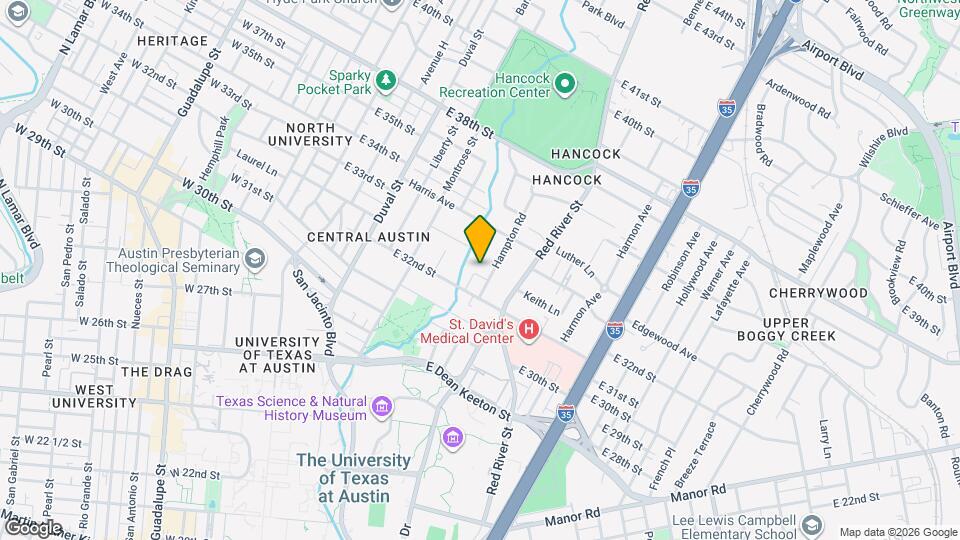 804 E 32nd St Map and Location Details