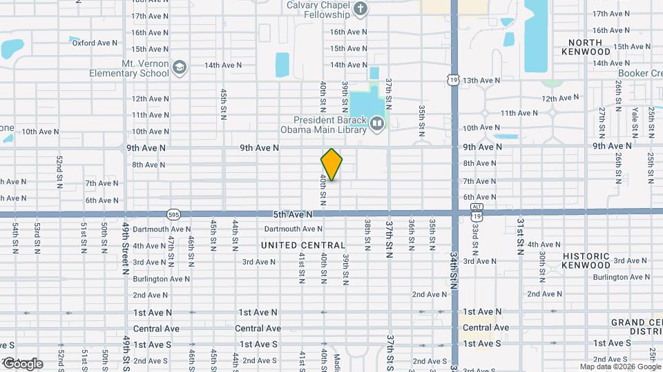 3920 7th Ave N Map and Location Details