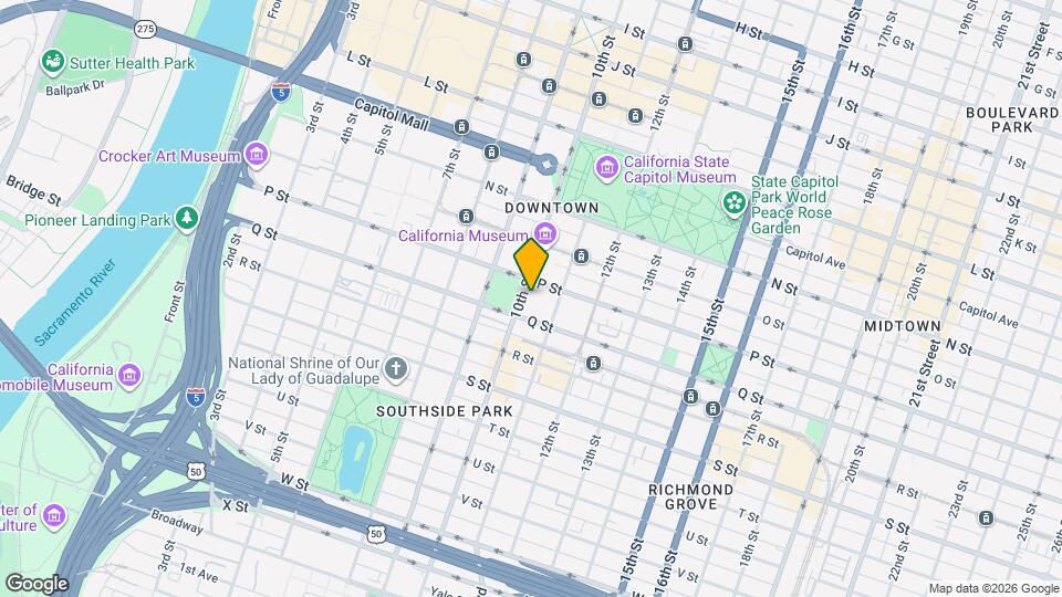 1631 10th St Map and Location Details