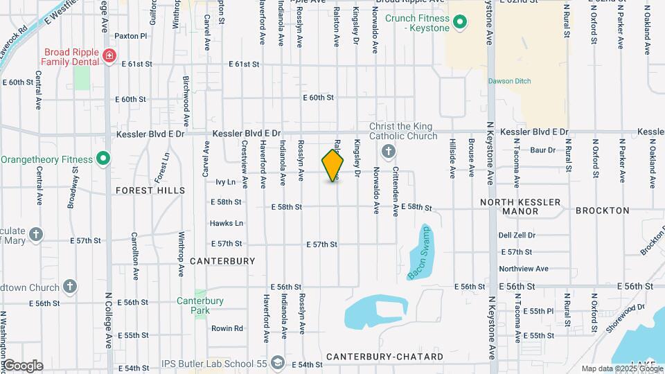 5830 Ralston Ave Mapa y Detalles de la Ubicación