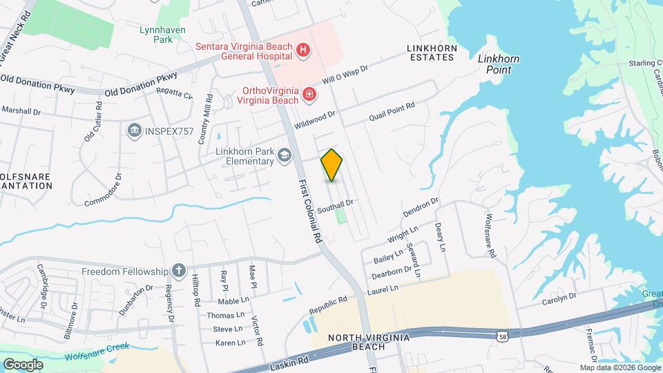 1026 Tottenham Ln Map and Location Details