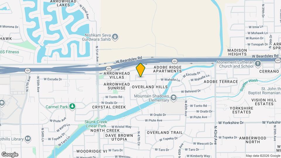 4760 W Wahalla Ln Map and Location Details