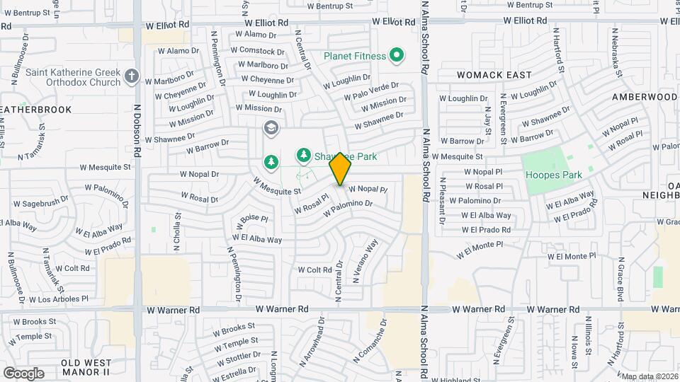 2396 N Central Dr Map and Location Details