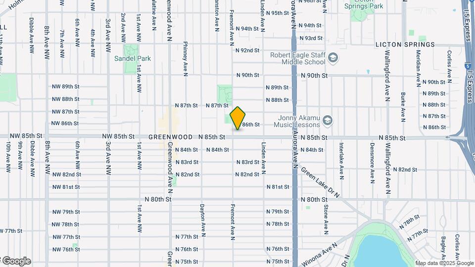 708 N 85th St Map and Location Details