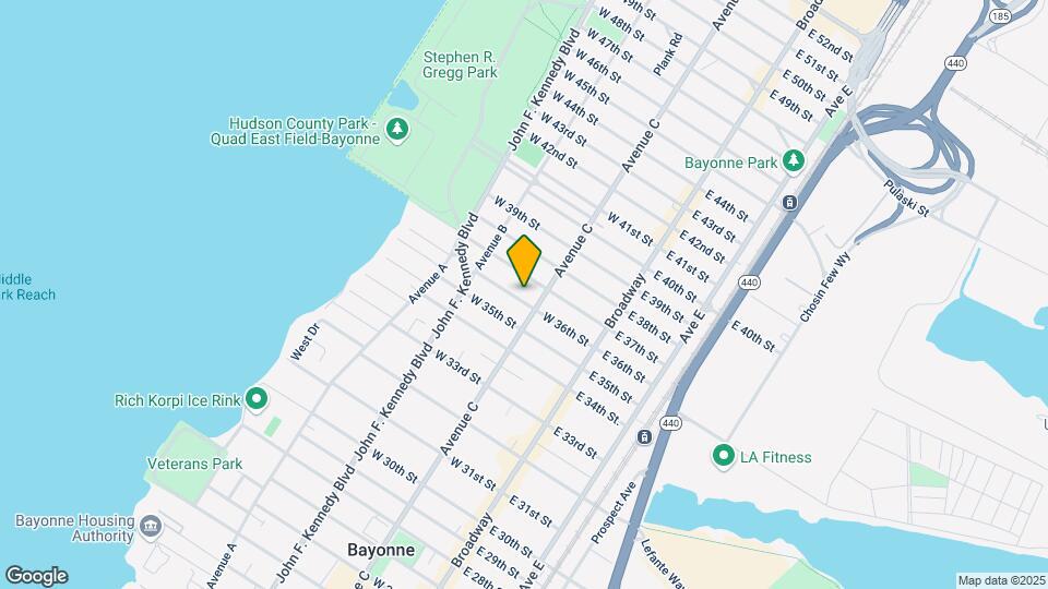 67 W 36th St Map and Location Details