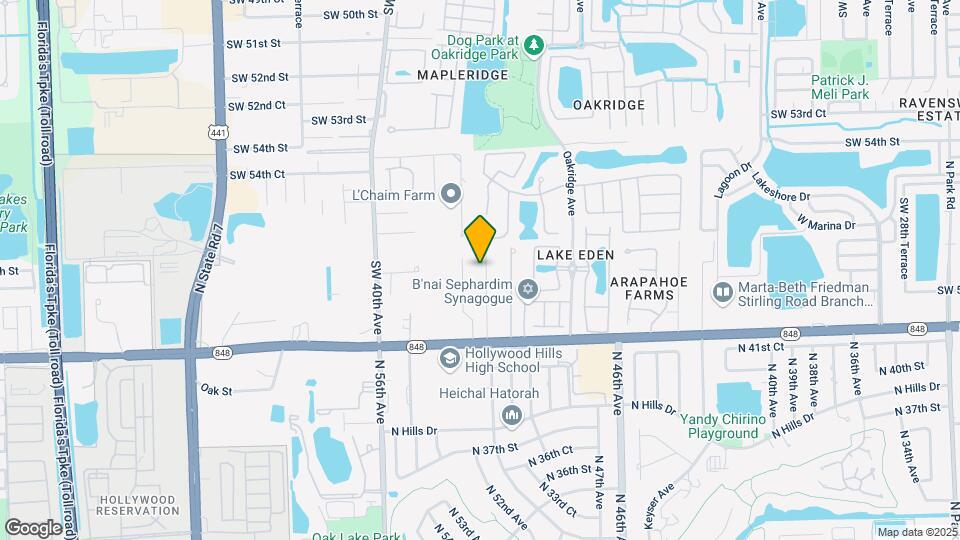 5850 SW 37th Ave Map and Location Details