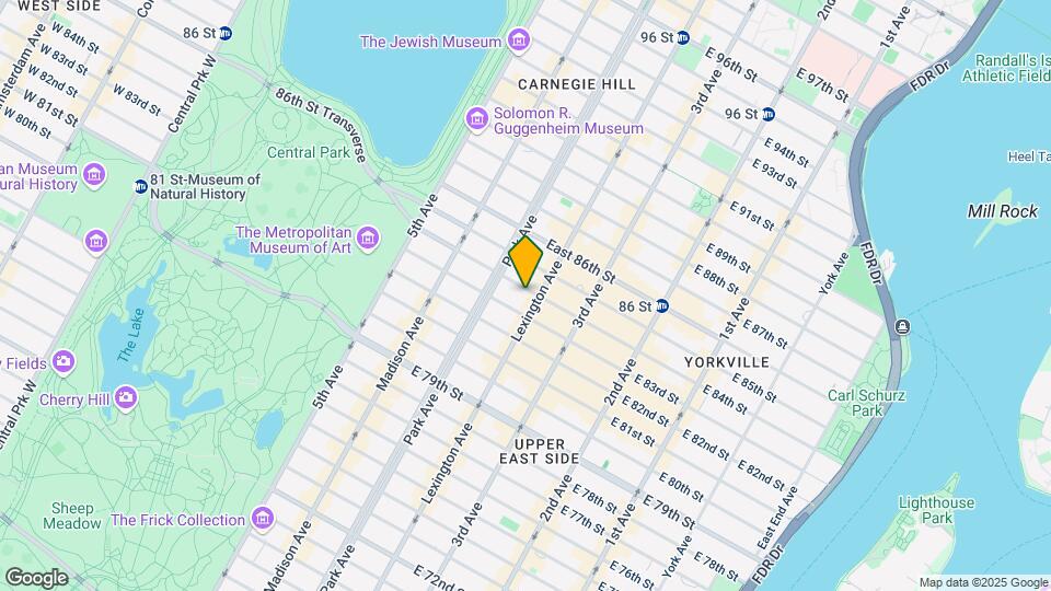 124 East 84th Street Map and Location Details