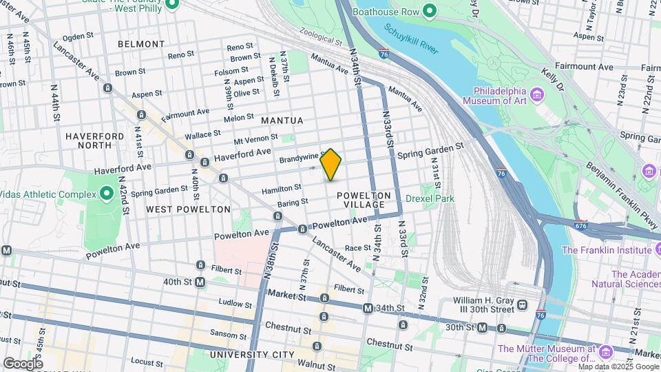 3510 Hamilton St Map and Location Details