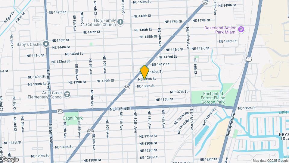 1260 NE 139th St Mapa y Detalles de la Ubicación
