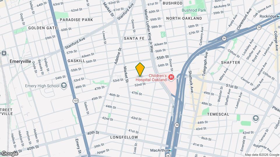 857 53rd St, Unit B Mapa y Detalles de la Ubicación