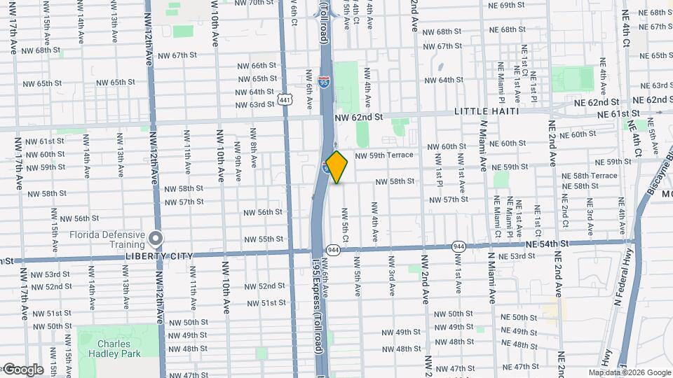 590 NW 58th St Map and Location Details