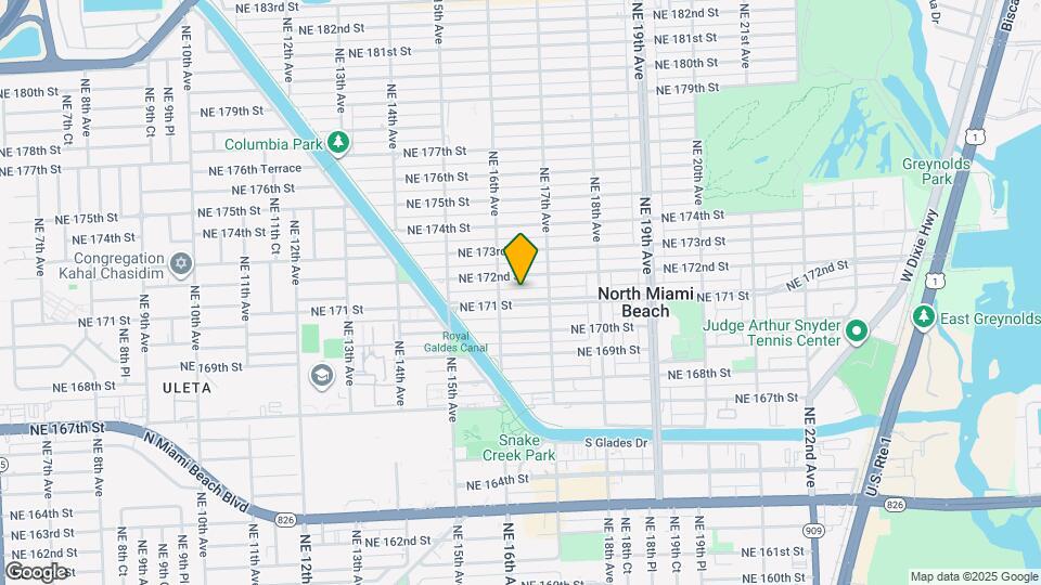 1649 NE 171 St Map and Location Details