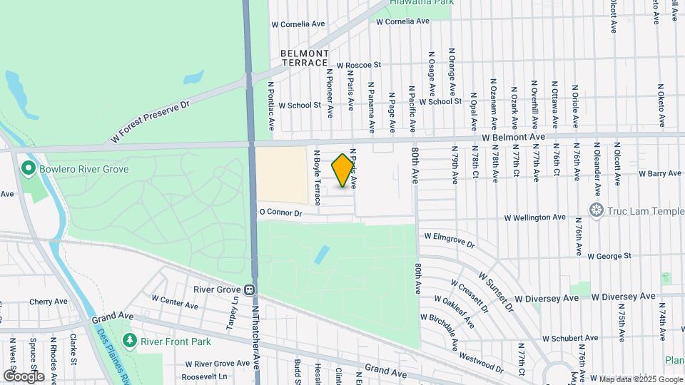 8156 Walsh Ln Map and Location Details