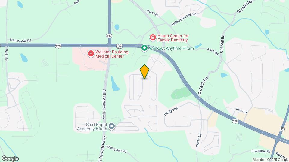 287 Highland Falls Blvd Map and Location Details