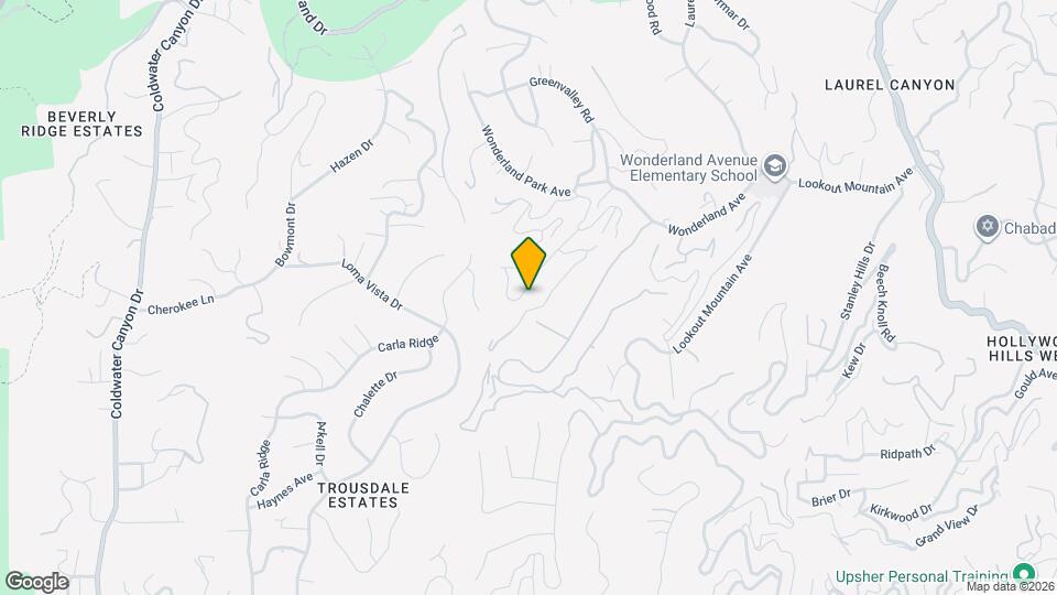 2154 Sunset Crest Dr Map and Location Details