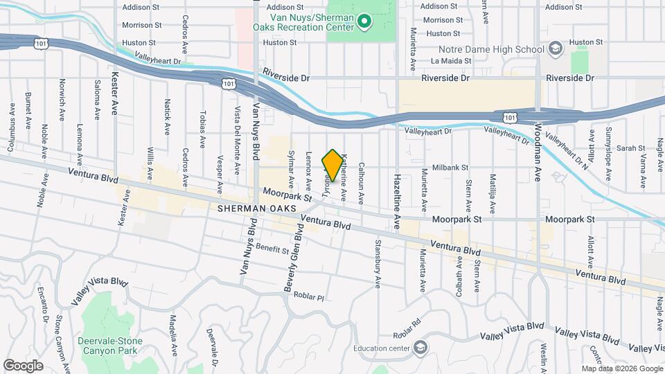 4434 Tyrone Ave Mapa y Detalles de la Ubicación