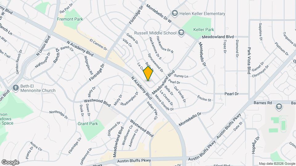 4615 El Camino Dr Map and Location Details