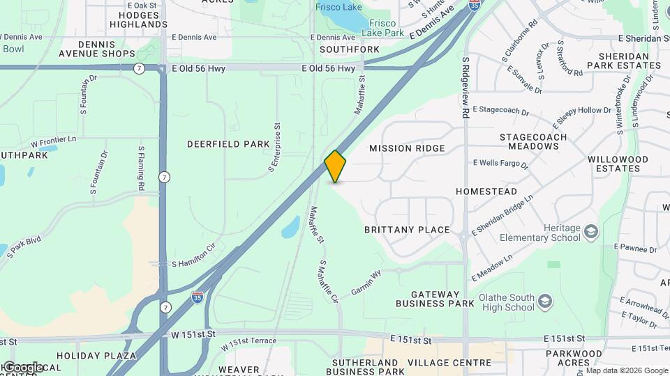 1109 E Sleepy Hollow Dr Map and Location Details