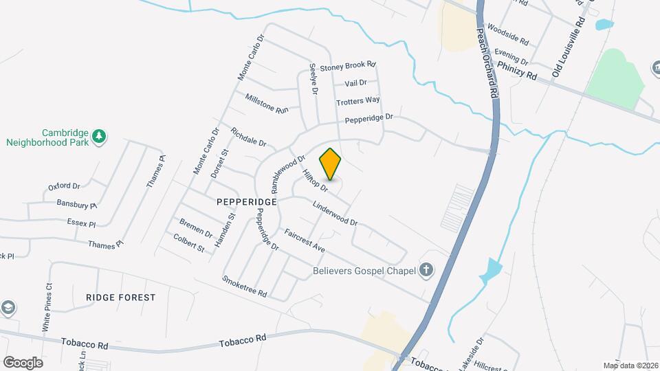 3521 Hilltop Dr Mapa y Detalles de la Ubicación