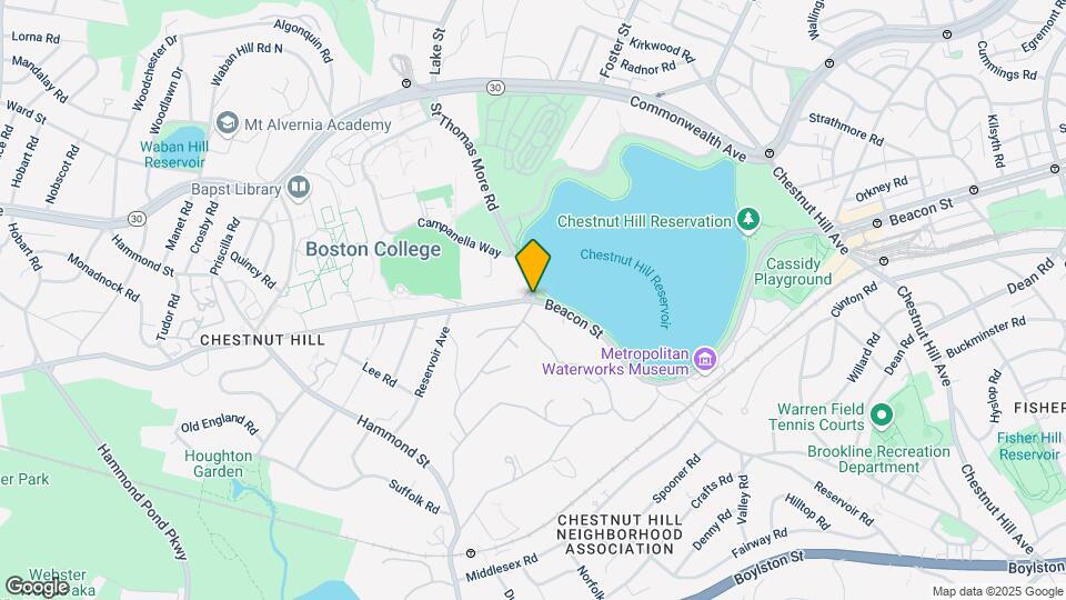2 Chestnut Hill Ave, Unit 4 Map and Location Details