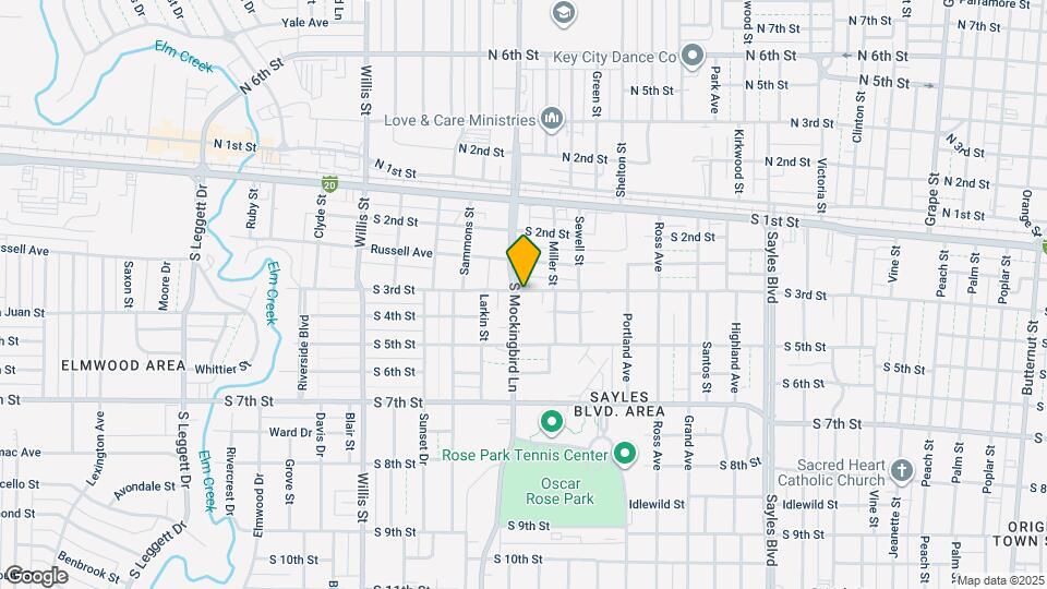 301 S Mockingbird Ln Map and Location Details