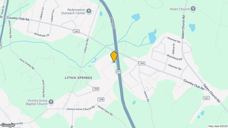 1035 Timberlane Dr Map and Location Details