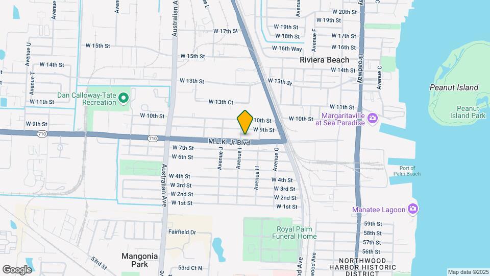 752 Martin Luther King Blvd Mapa y Detalles de la Ubicación
