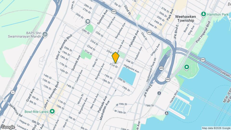 316 21st St Map and Location Details