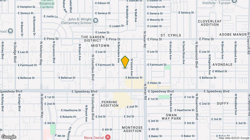 4532 E Fairmount St Map and Location Details