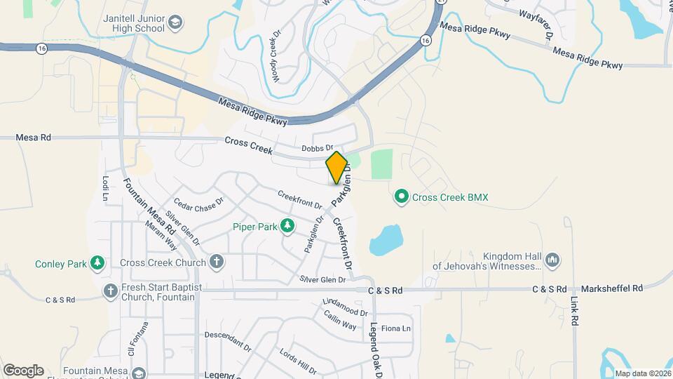 7710 Sandy Springs Point Mapa y Detalles de la Ubicación